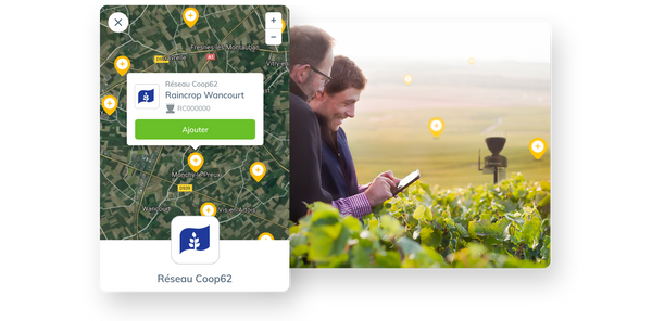 Des stations météo connectées en réseau, au service d’une agriculture collaborative et précise